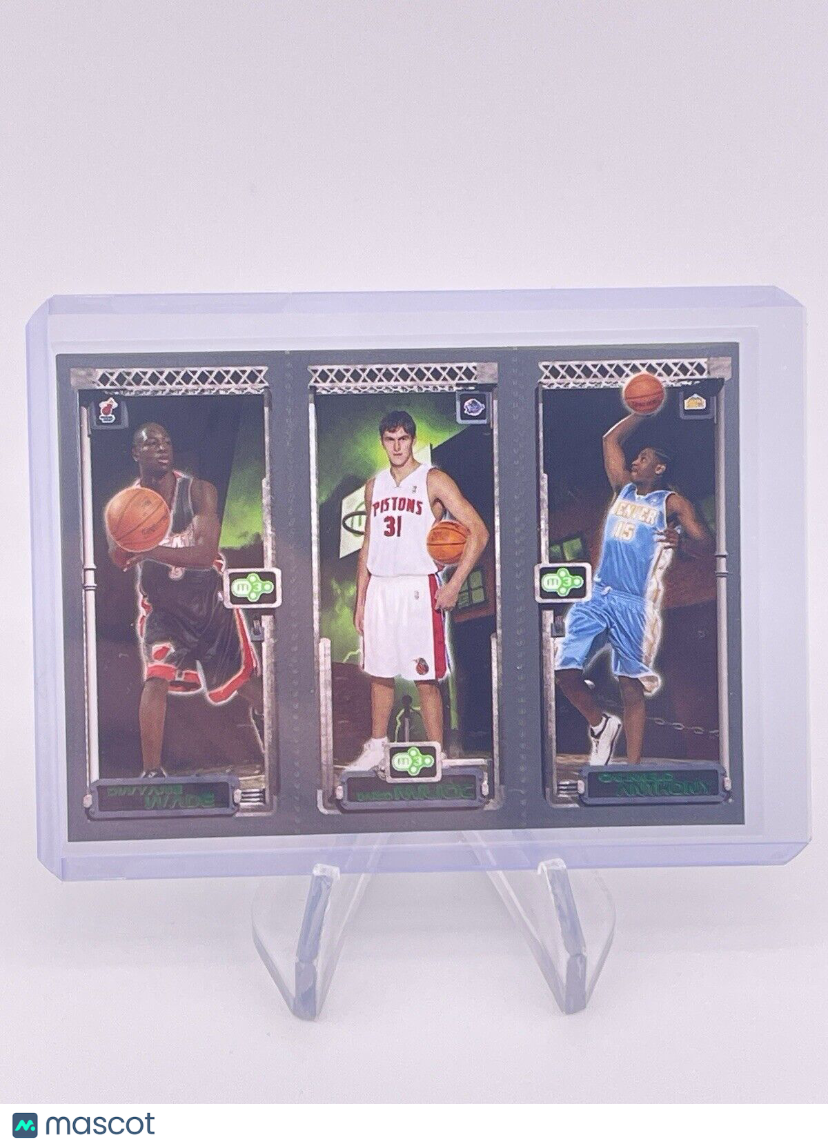 2003-04 Topps Rookie Matrix - Dwyane Wade, Carmelo Anthony, Darko Milicic (RC)