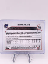 Johan Rojas 2022 Topps Pro Debut Auto Autograph Signature