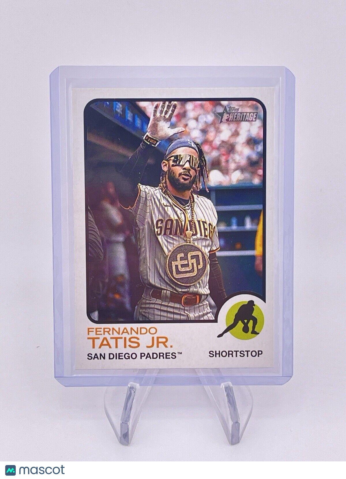 Fernando Tatis Jr. Padres SP 2022 Topps Heritage Image Variation #88
