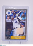 Salvador Perez 2022 Topps 1987 35th Patch Baseball Bat Game Worn Used /199