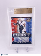Zaven Collins 2021 Leaf Metal Draft Tenacious 1/1 One Of One Red White Blue Mojo