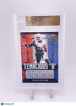 Zaven Collins 2021 Leaf Metal Draft Tenacious 1/1 One Of One Red White Blue Mojo