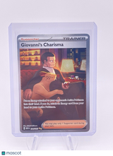 Giovanni's Charisma 204/165 SAR Full Art 2023 Pokemon 151 English Holo TCG