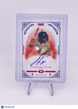 Luisangel Acuna AU 2022 Onyx Vintage Autographs Blue #VALA Auto