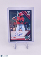 Jo Adell 2019 Donruss Optic Black Refractor Auto Autograph /50 Rated Prospect