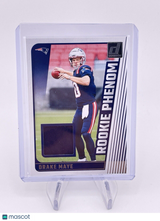 Drake Maye 2024 Panini Donruss Rookie Phenom Patch RC Jersey Patriots