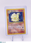 Ninetales Pokemon Card 12/102 Base Set Unlimited Holo Vintage 1999 E2