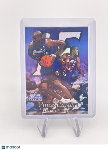 Vince Carter Toronto Raptors 1998-99 Flair Showcase Rookie Card Row 2 #25  (RC)