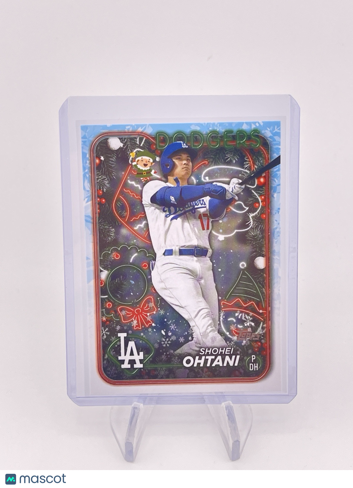 Shohei Ohtani 2024 Topps Holiday Edition Hidden Elf Dodgers