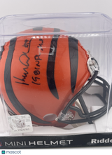 Ken Anderson Signed Mini Helmet Auto Autograph Tristar