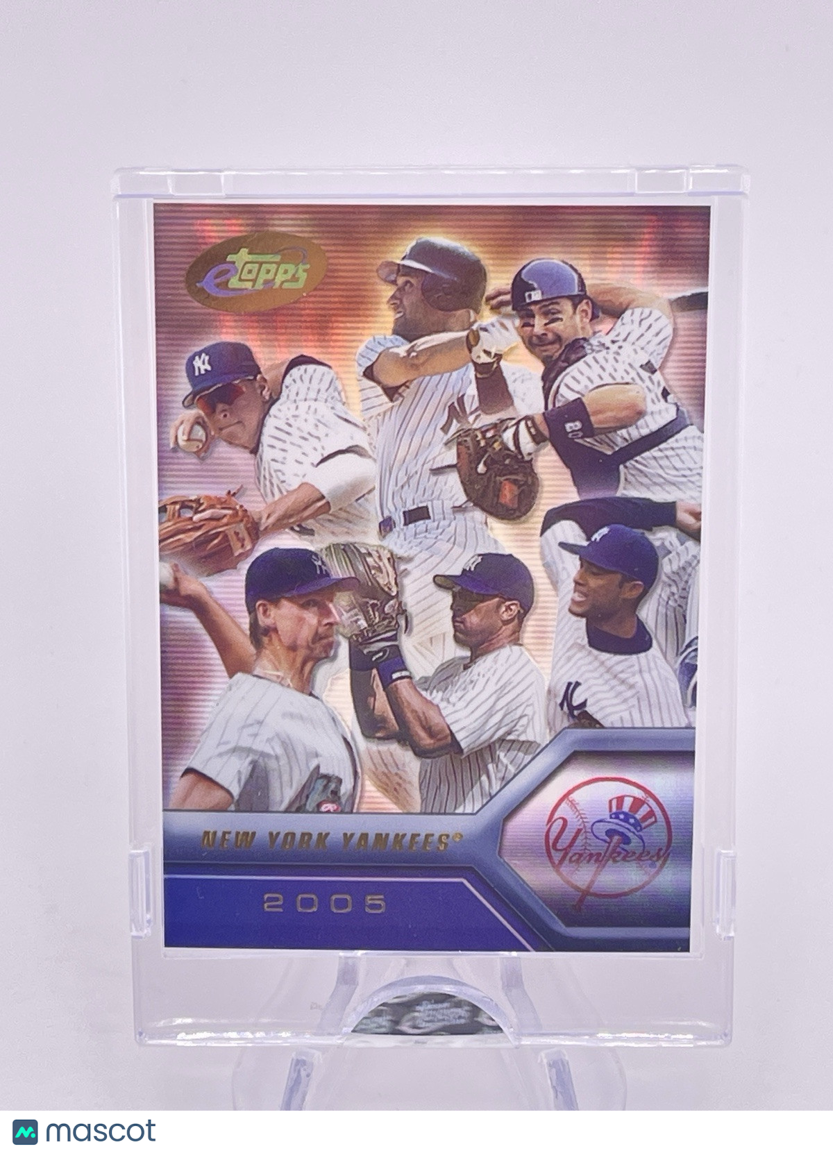 Yankees 2005 Topps Derek Jeter Mariano Rivera ETOPPS Randy Johnson /2600
