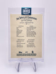 ANDY PETTITTE 2024 Topps Signature Series Allen Ginter Auto /37 Autograph