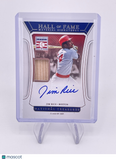 JIM RICE 2022 National Treasures Game Worn Used Bat Auto Autograph /49