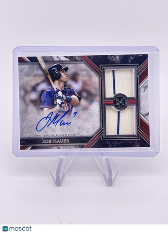 Joe Mauer 2022 Topps Museum Collection Jersey Patch Auto autograph /100