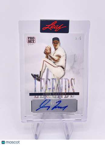 Greg Maddux 2023 Leaf Pro Set Pure Legends Sealed /6 Autograph Auto Signature