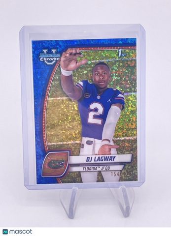 DJ Lagway Bowman Chrome 1st Blue Sparkle Color Match /150 Gators