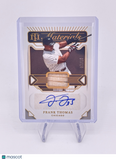 Frank Thomas 2022 National Treasures Gold /10 Game Used Worn Bat Auto Autograph