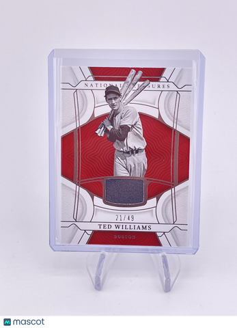 Ted Williams 2022 National Treasures Patch Jersey Game Worn Used /49