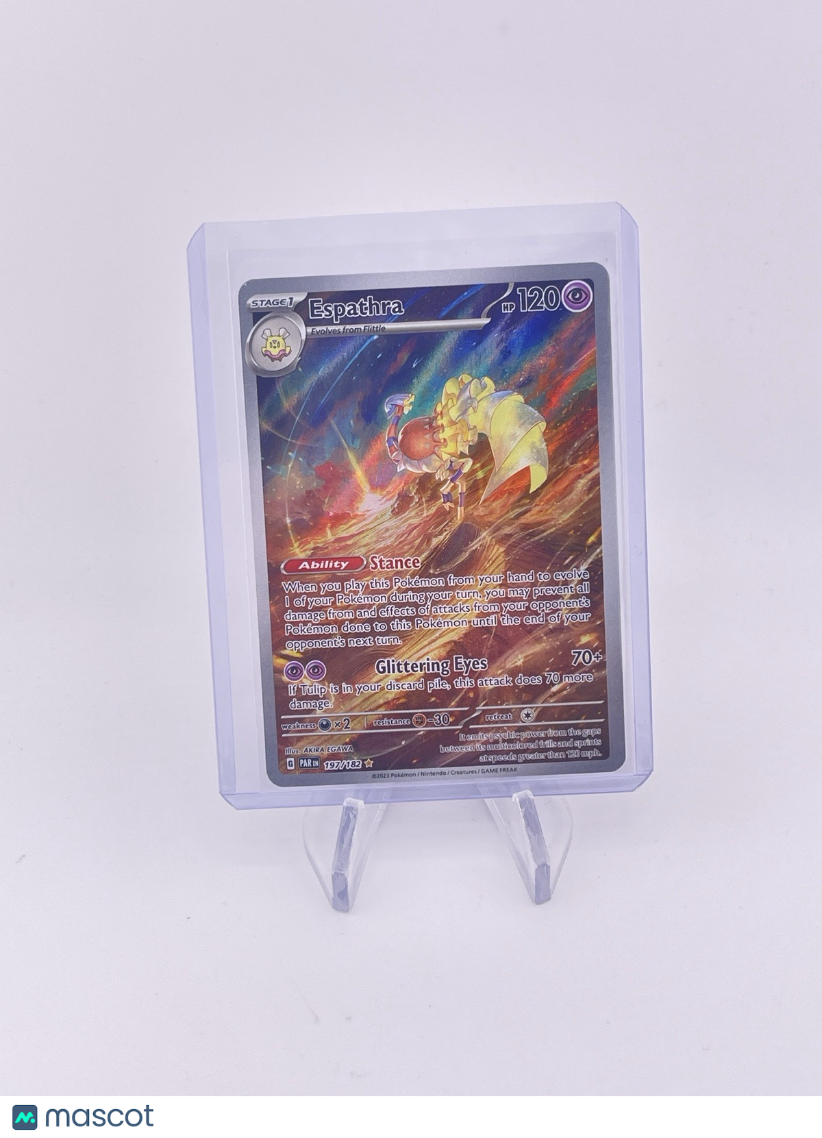 Espathra 197/182 Alt Art Paradox Rift Pokémon