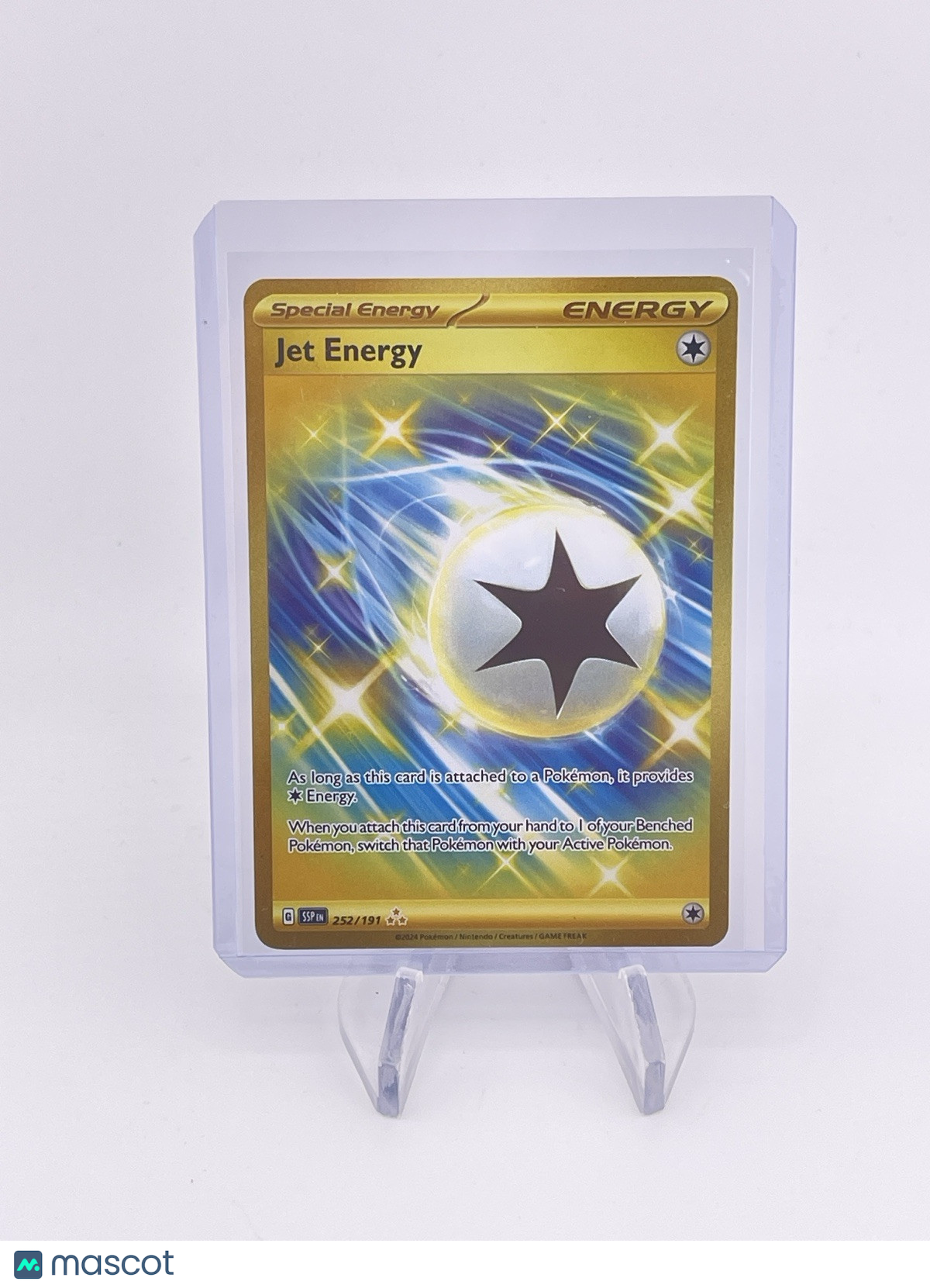Jet Energy 252/191 Sv08 Surging Sparks Holo Pokémon