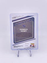 Derrick Henry 2022 Black Prizm Pandora Donruss Optic 22/25 Jersey Match Ravens