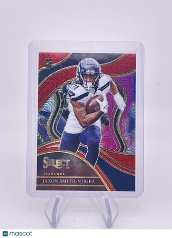 Jaxon Smith Njigba Red Prizm /49 Rookie Rc Club Level Seahawks
