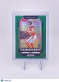 Bo Nix 2024 Prizm Green Emergent Rookie RC Broncos