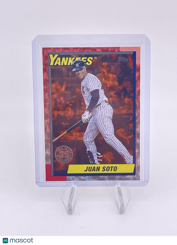 Juan Soto 2025 Topps Series One /25 Orange Foil