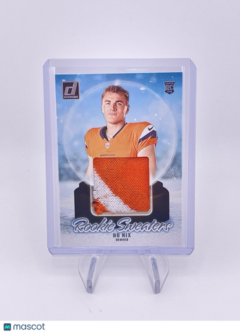 Bo Nix 2024 Donruss Patch Jersey Sweaters Broncos