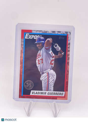 Vladimir Guerrero 2025 Topps Series One /10 Foil Red Expos