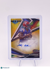 Anthony Richardson 2022 Bowman U Best Chrome Gold /50 Auto Autograph Refractor