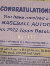 KYLE LEWIS 2022 Topps Series 1 1987 AUTO Black Parallel /199 #87BA-KLE
