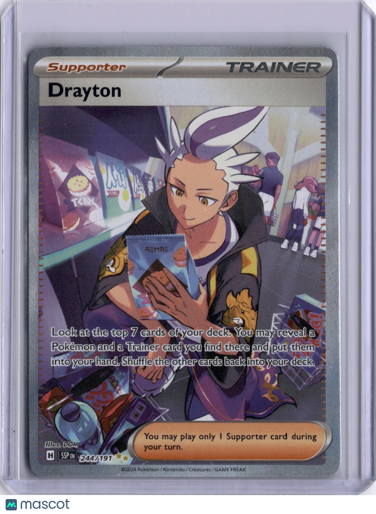 Drayton Surging Sparks 244/191 Holo Special Illustration Rare TCG