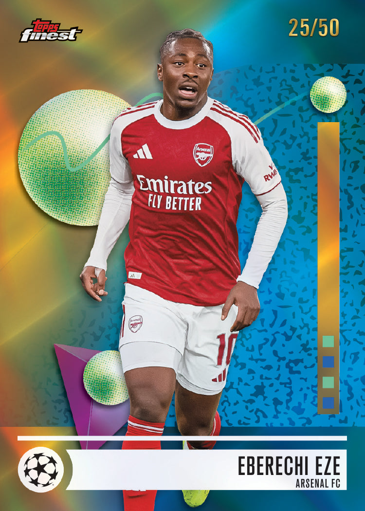 2025-26 Topps Finest UEFA Club Competitions Hobby Box