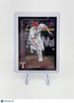 Corey Seager 2025 Topps Series 1 Black Holo Foil /10 Rangers SP