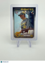 Paul Skenes 2024 Topps Update #100 Golden Mirror Rookie RC Pirates SSP
