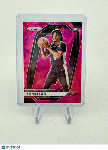 STEPHON CASTLE 2024-25 Prizm NBA Basketball RC Rookie Pink Ice #234 Spurs