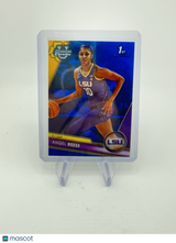 Angel Reese 2023-24 Bowman U Chrome Blue RayWave Refractor 1st Prospect /199 LSU