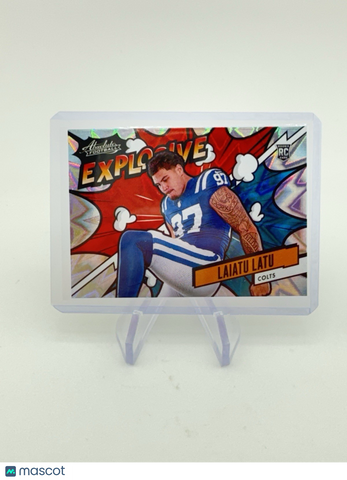 Laiatu Latu 2024 Panini Absolute Rookie RC Explosive SP Case Hit Colts