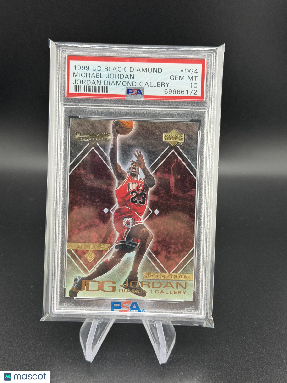 Michael Jordan 1999 Upper Deck Black Diamond Gallery PSA 10 Gem Mint Bulls