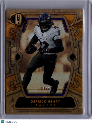 Derrick Henry 2024 Panini Gold Standard /40 Baltimore Ravens