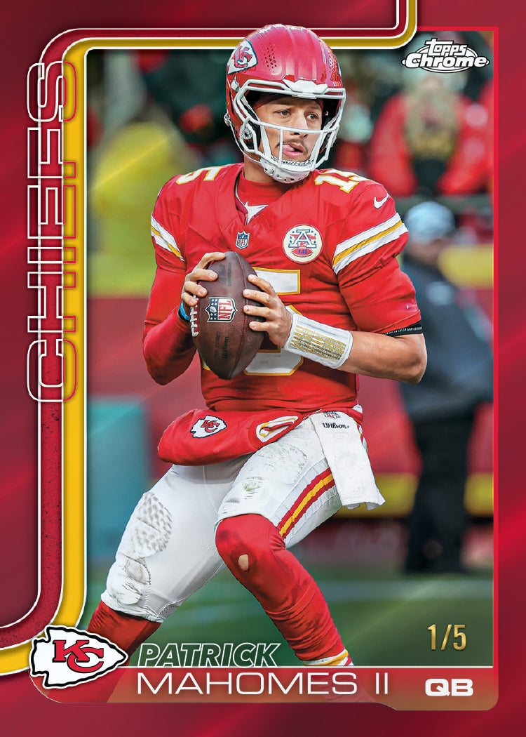 2025 Topps Chrome Football Hobby Box