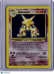 Alakazam 1/130 Base Set 2 Holo Rare Vintage Pokemon Card