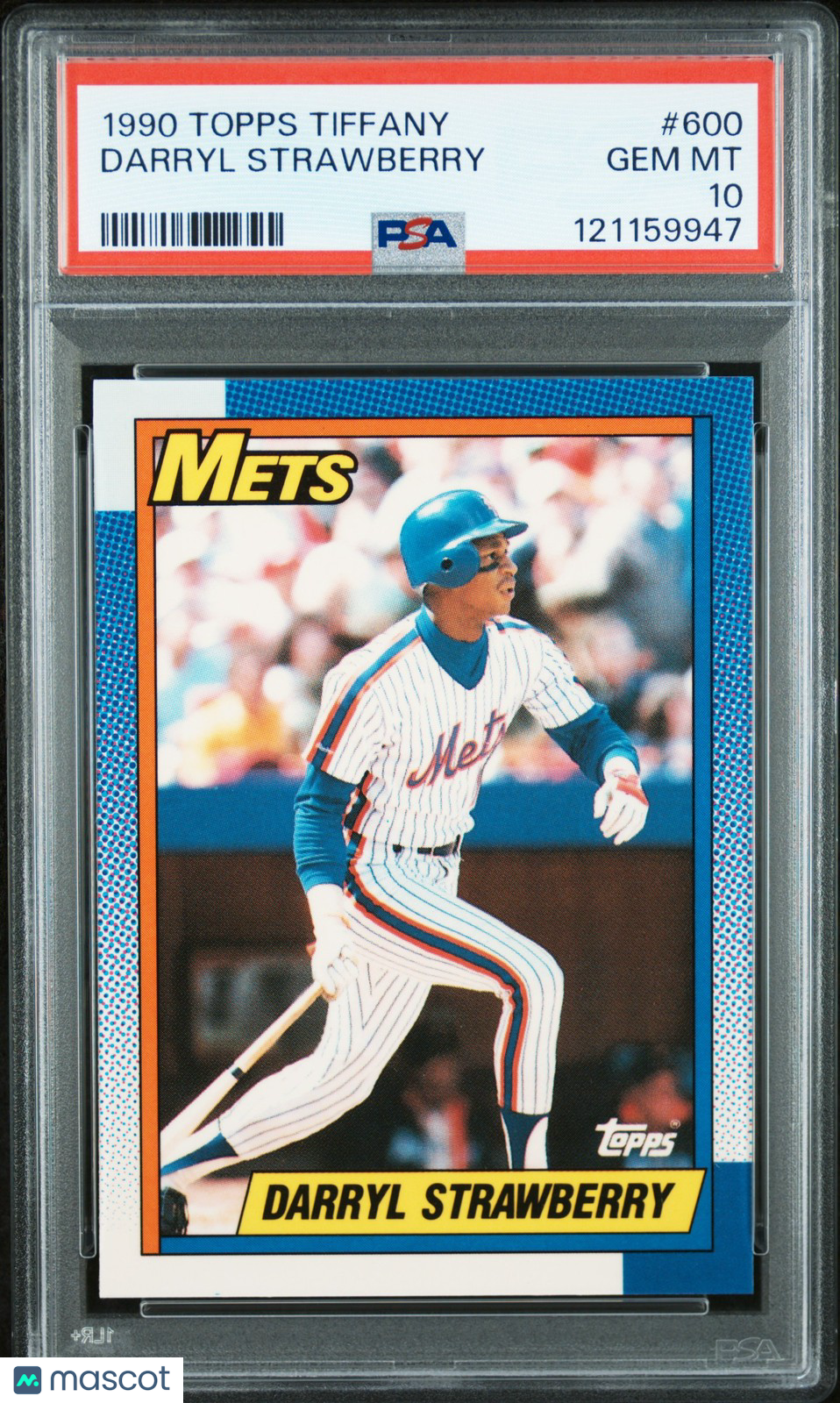 DARRYL STRAWBERRY 1990 TOPPS TIFFANY PSA 10 Gem Mint Mets