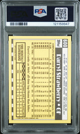 DARRYL STRAWBERRY 1990 TOPPS TIFFANY PSA 10 Gem Mint Mets
