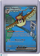 Pidgeot EX Scarlet & Violet - Obsidian Flames 225/197 Illustration Rare Holo TCG