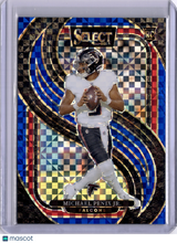 Michael Penix Jr. 2025 Panini Select Blue Prizm /150 Rookie RC Falcons