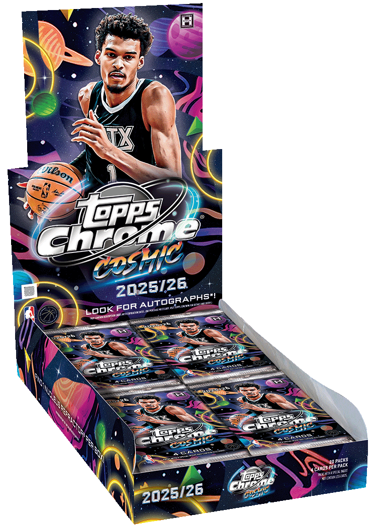 2025-26 Topps Cosmic Chrome NAB Basketball Hobby 8 Box Case