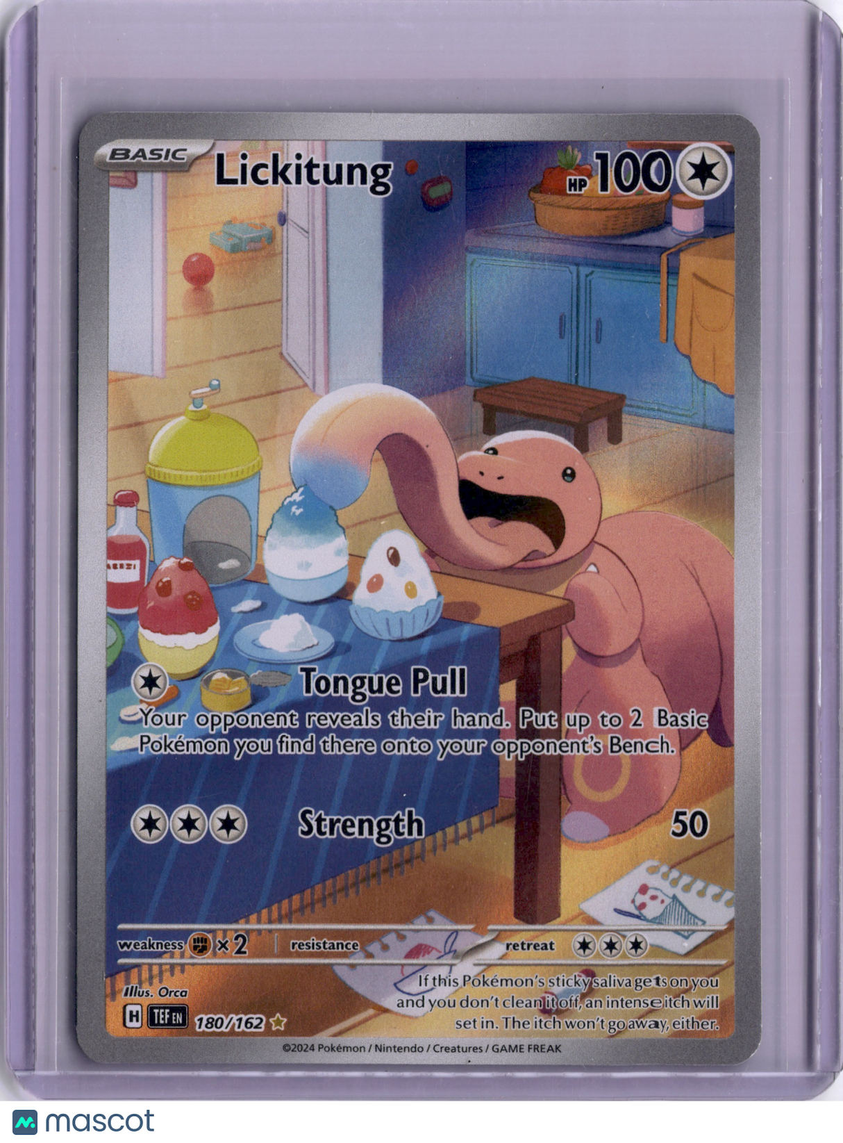 Lickitung 2008 Pokemon Temporal Forces #180 Full Art