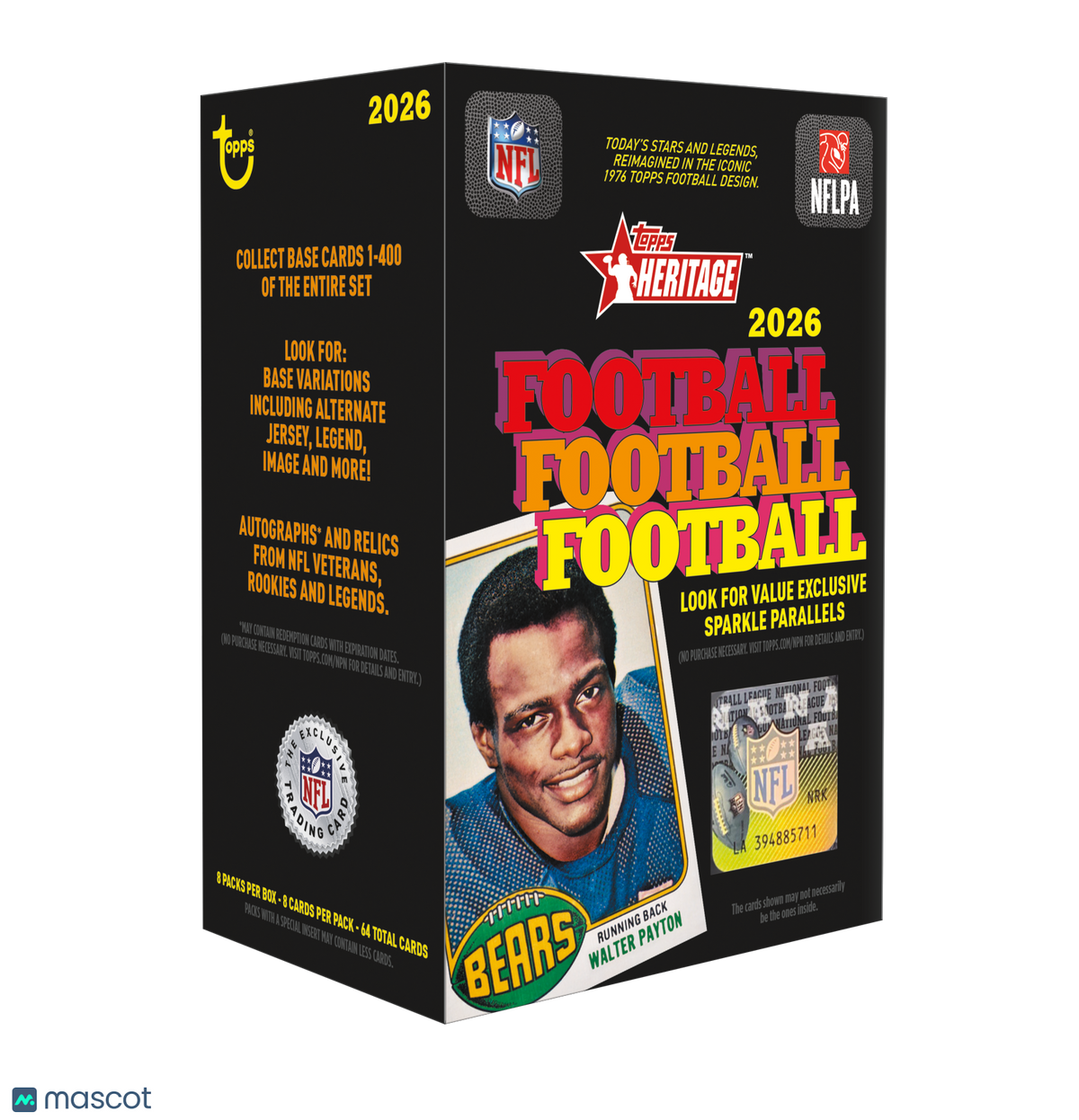2026 Topps Heritage Football Value Box